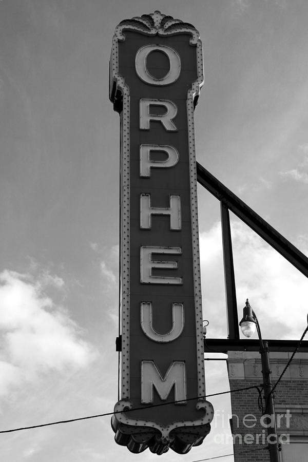 Orpheum Sign Photograph by Robert Wilder Jr