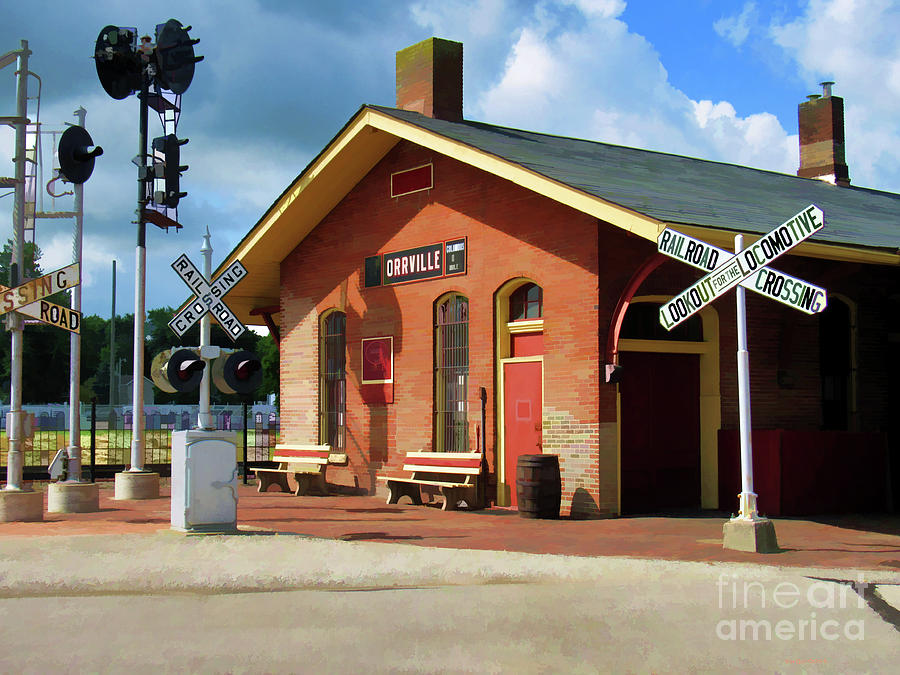 Orrville Train Station Photograph by Roberta Byram