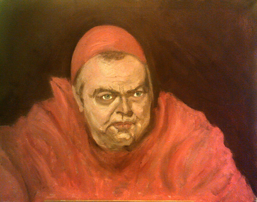 Orson Welles As Cardinal Wolsey Painting by Peter Gartner
