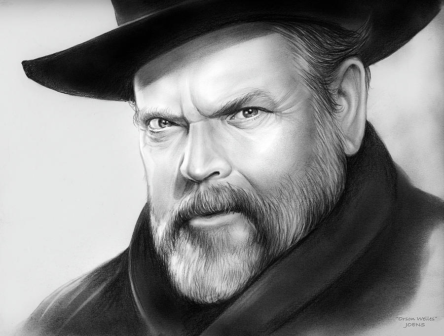George Orson Welles Drawing - Orson Welles by Greg Joens