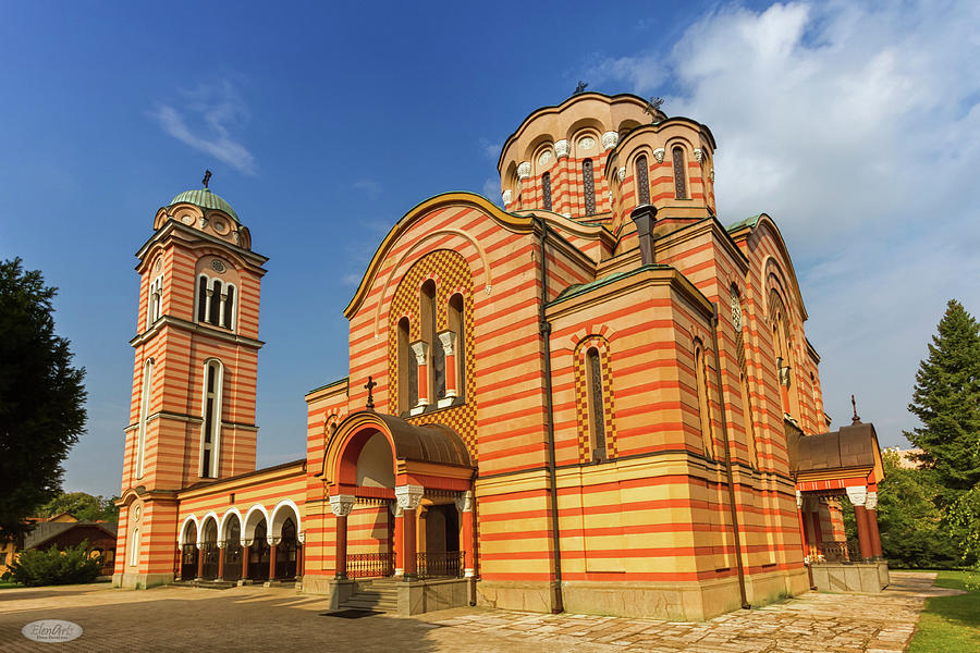 Orthodox Christian Church of Holy Trinity, Banja Luka, Bosnia an Photograph by Elenarts - Elena Duvernay photo