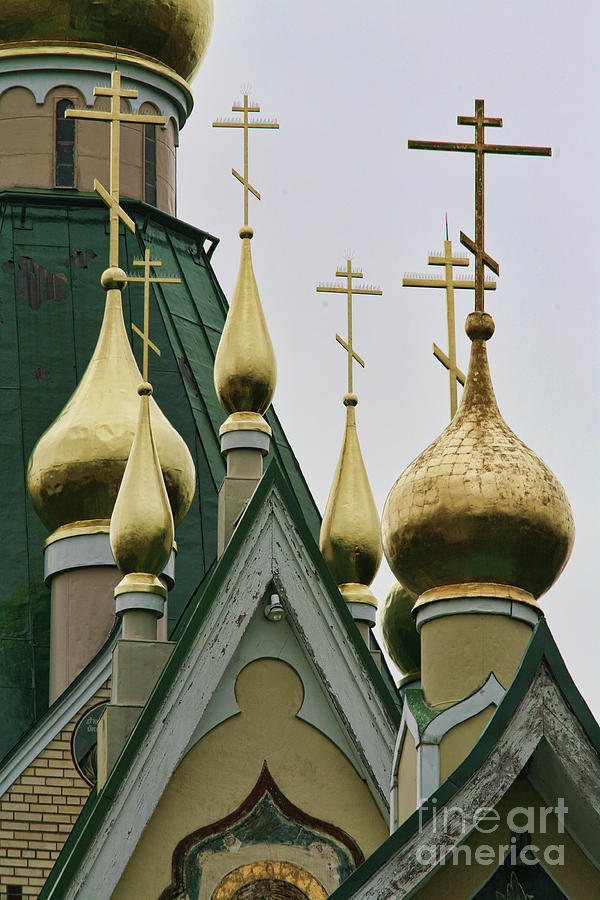 Orthodox Gold Russian  Photograph by Chuck Kuhn