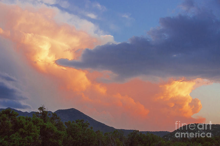 Ortiz Sunset Clouds Photograph by Steven Natanson