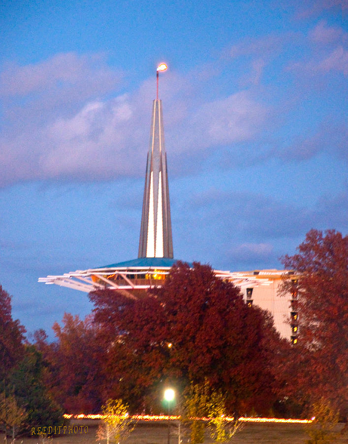 ORU Prayer Tower Photograph by Terry Anderson