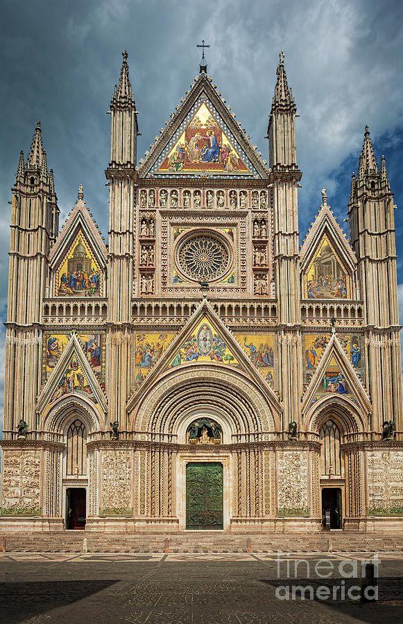 Orvieto Duomo Photograph by Inge Johnsson