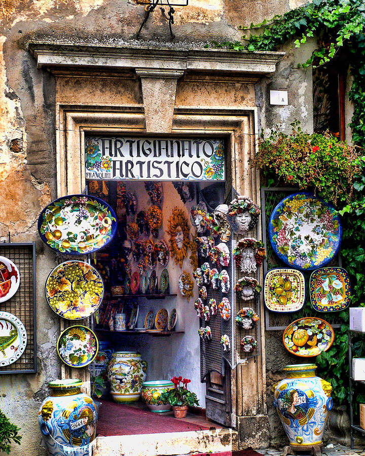 Orvieto Shop Photograph by John Bushnell | Fine Art America