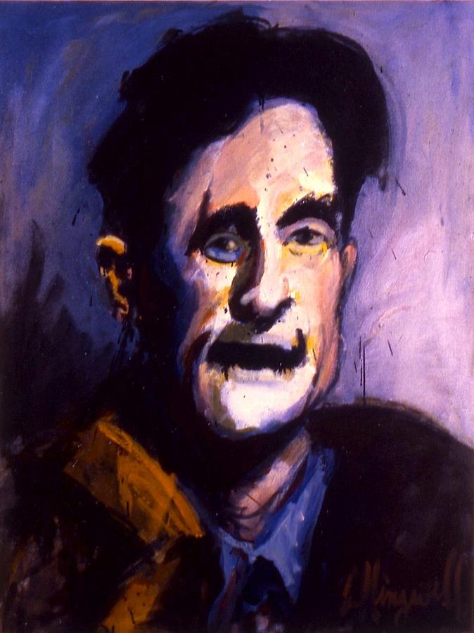 Orwell Painting by Les Leffingwell