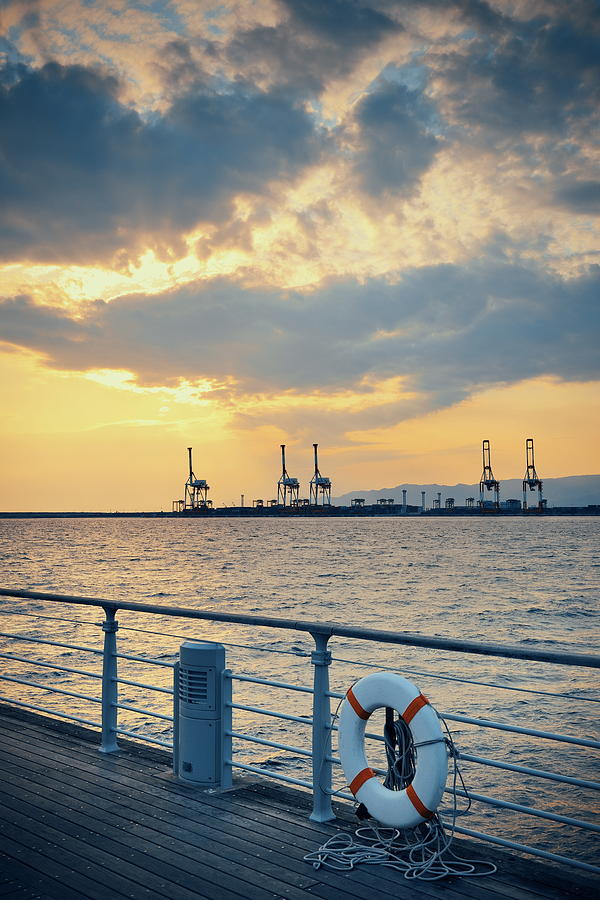 Osaka seaport Photograph by Songquan Deng
