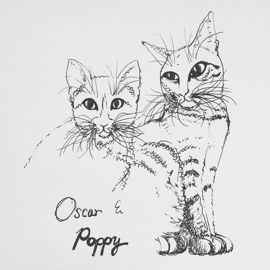 Oscar And Poppy Drawing