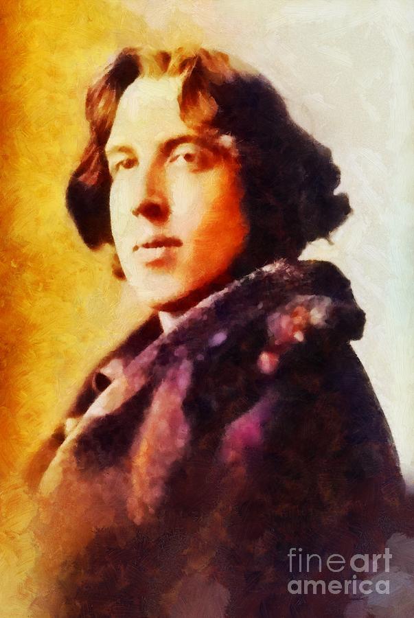 Oscar Wilde, Literary Legend Painting by Esoterica Art Agency | Fine ...