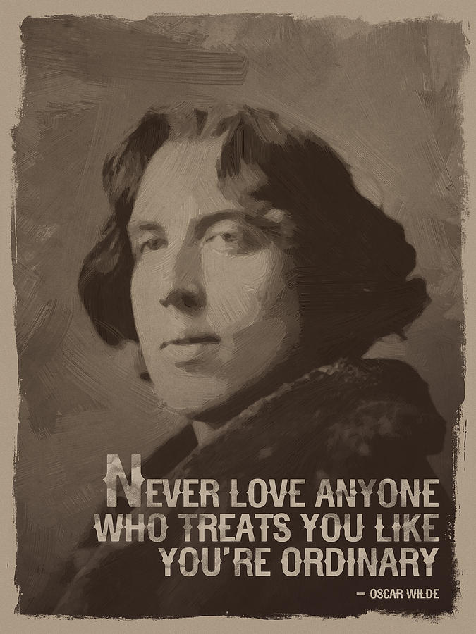 Oscar Wilde Quote Digital Art