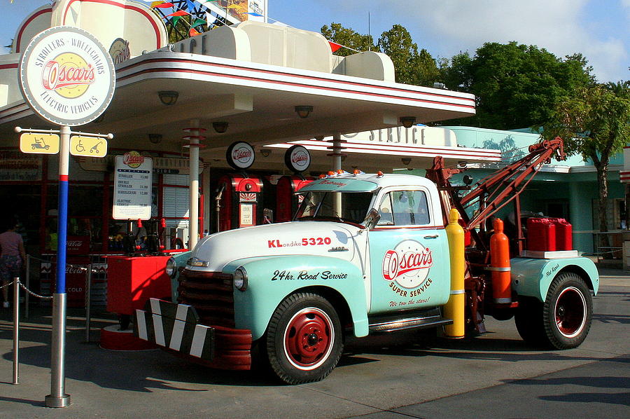 Oscar's Super Service Gas Station in Hollywood Studios Photograph by ...