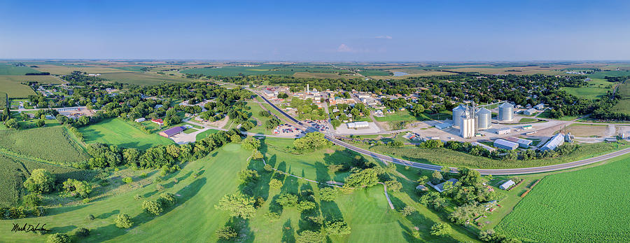 Panorama of Osceola, Nebraska Photograph by Mark Dahmke
