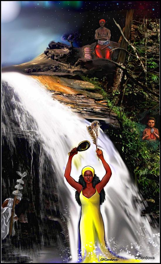 Oshun, Obatala, Elegua and Chango Digital Art by Carmen Cordova Oshun, Obatala, Elegua and Chango Digital Art by Carmen Cordova
