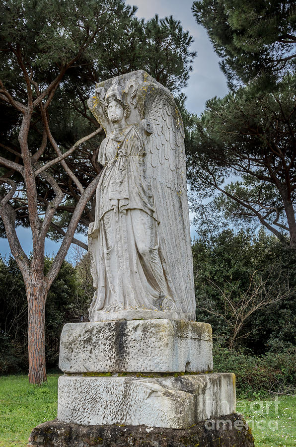 Ostia Antica - Minerva as Victory Photograph by Debra Martz