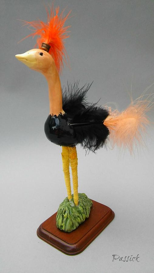 Ostrich Ceramic Art by Patty Passick - Fine Art America