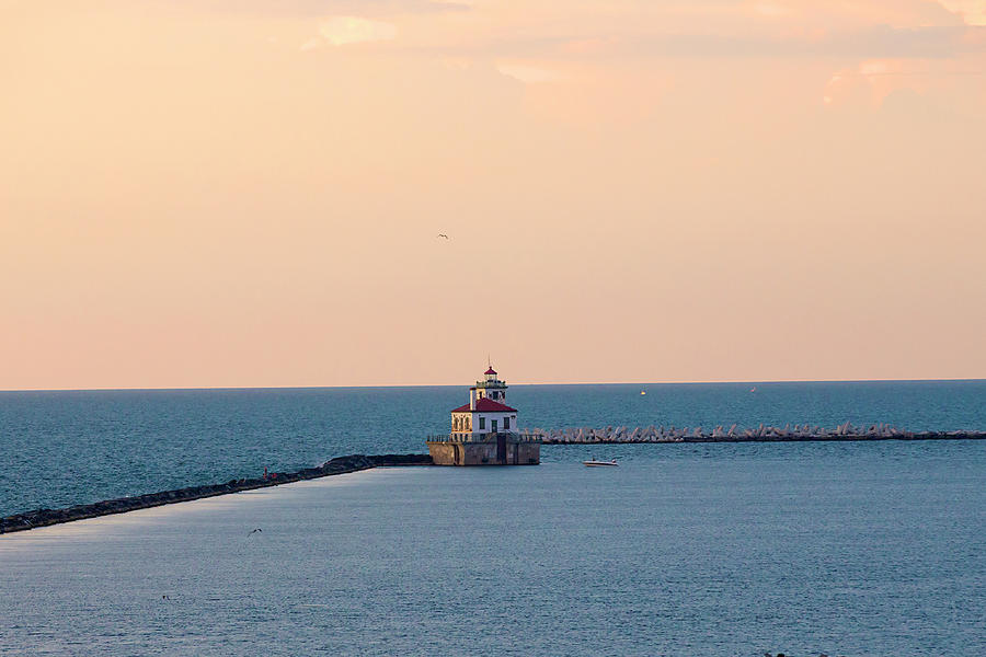 Oswego Lighthouse Photograph by David Stasiak