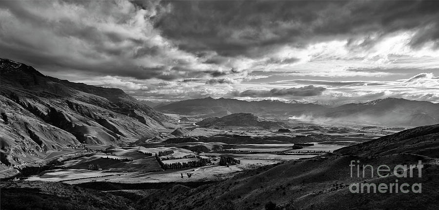 Black And White Photograph - Otago Landscape Scenic by Simon Bradfield