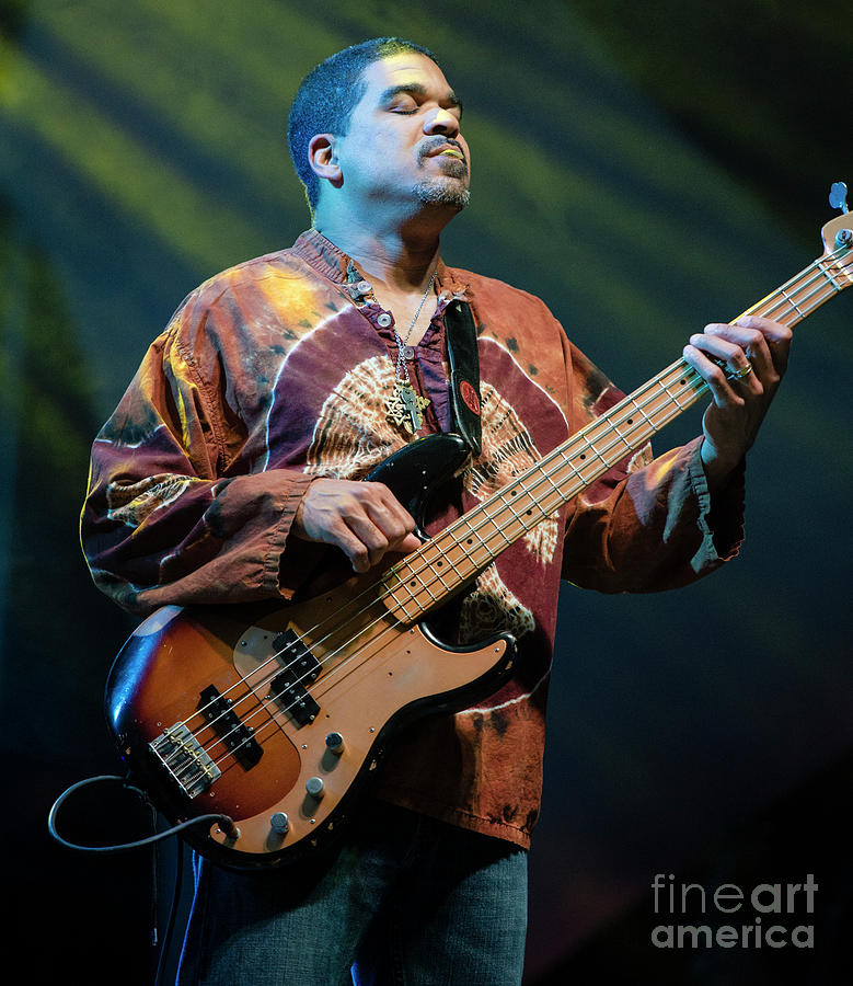 Oteil Burbridge with The Allman Brothers Band Photograph by David Oppenheimer