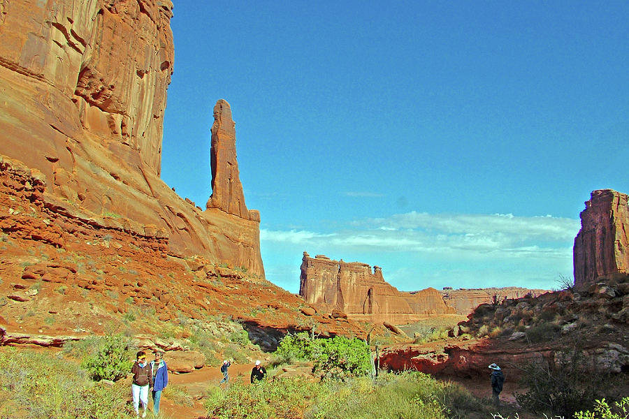 Other Side of Park Avenue Trail in Arches  National Park, Utah Photograph by Ruth Hager