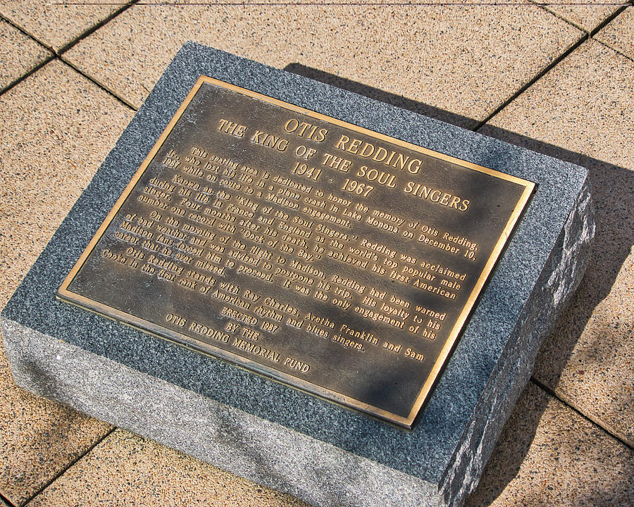 Otis Redding Memorial 2 - Madison - Wiscosnin Photograph by Steven Ralser