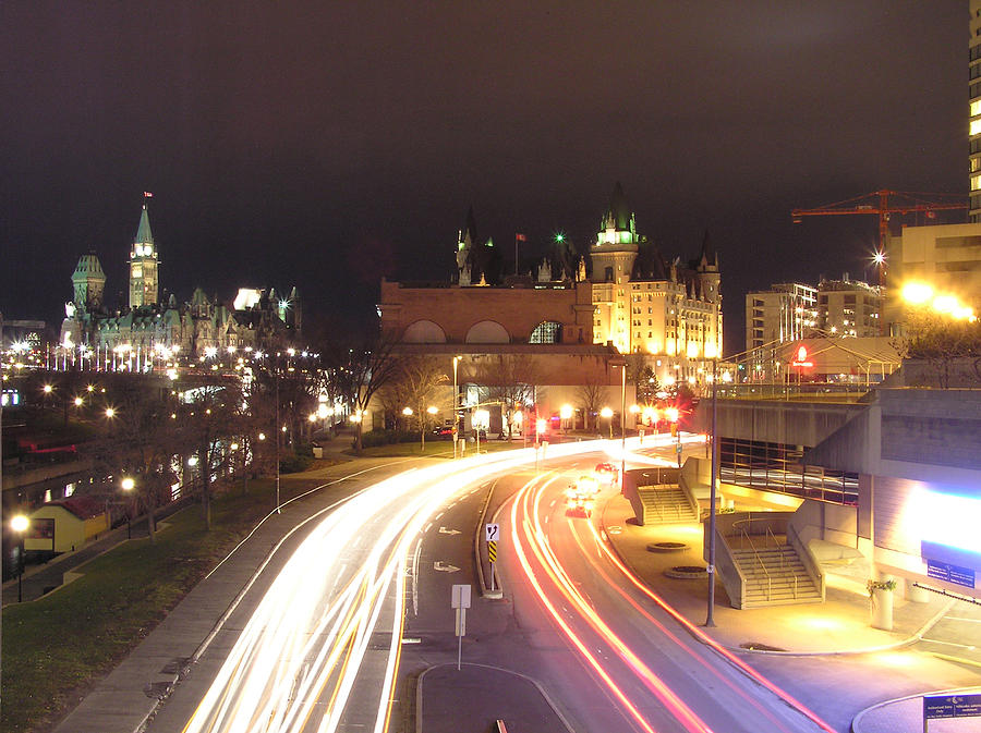 Ottawa at Night Photograph by Richard Mitchell
