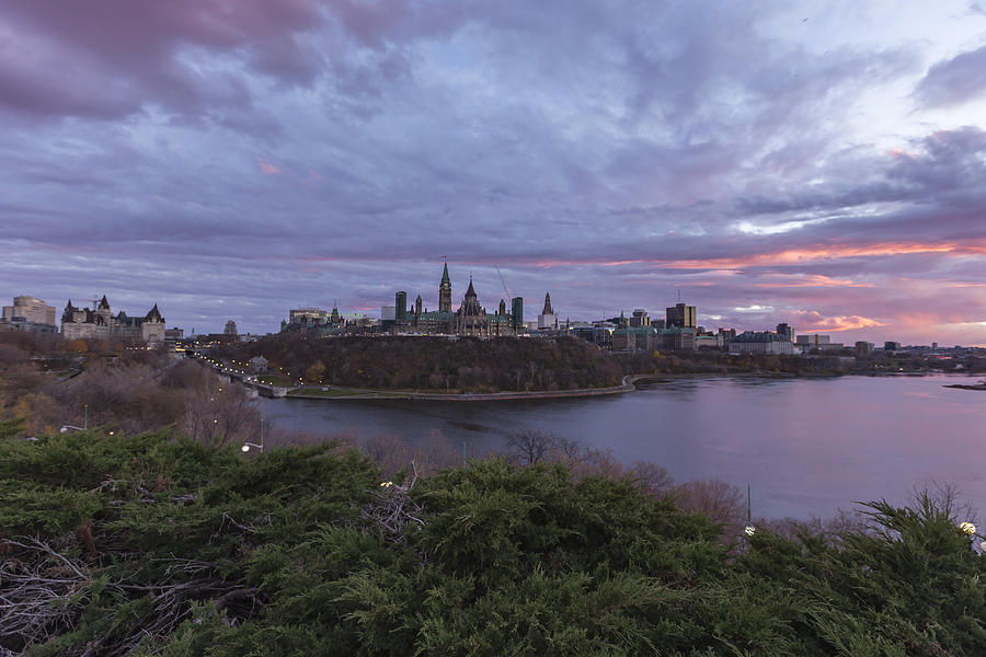 Ottawa at sunset Photograph by Josef Pittner
