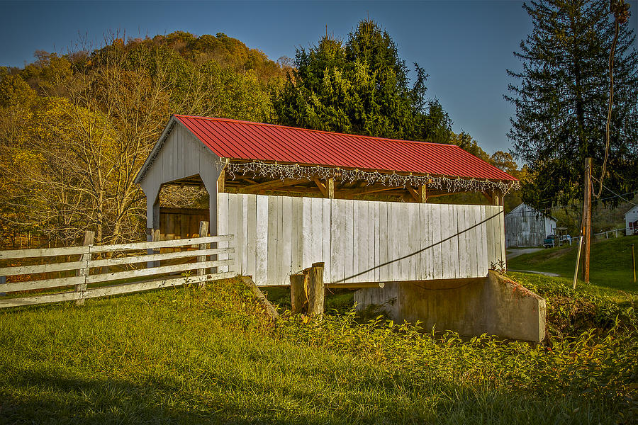 Otte Covered Bridge Photograph by Jack R Perry
