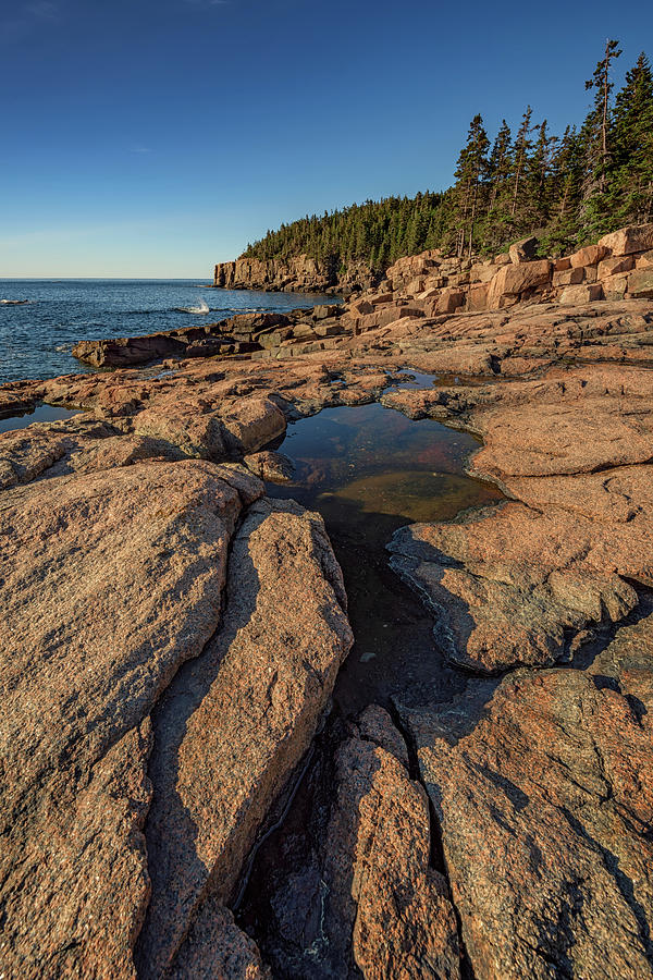 Acadia National Park Photograph - Otter Cliff In The Distance by Rick Berk