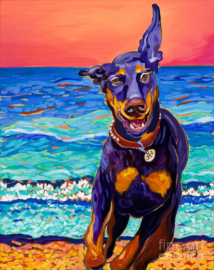 Otto Painting by Cathy Carey