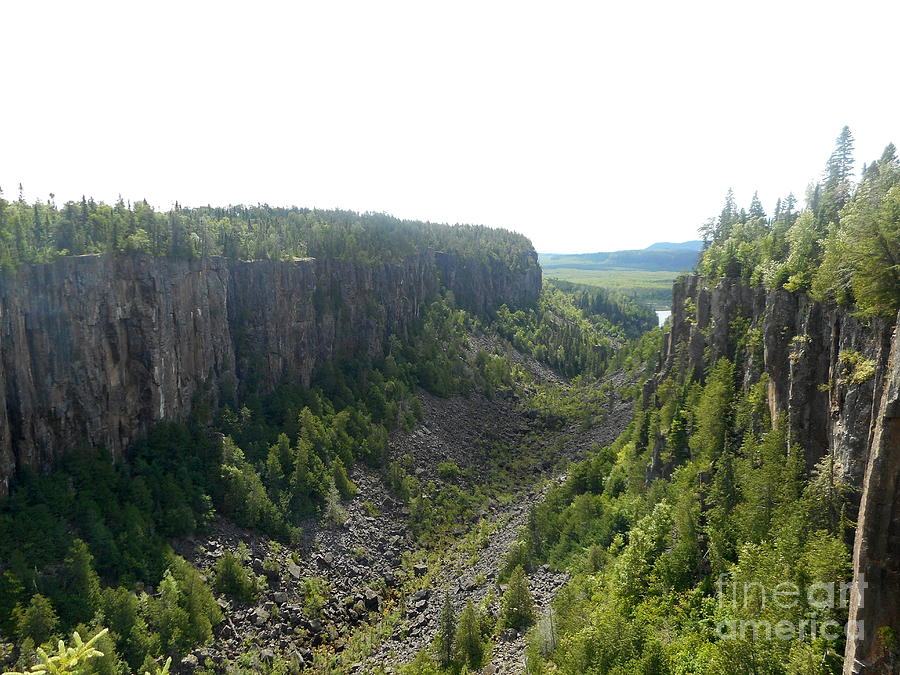Ouimet Canyon Photograph by Wild Rose Studio