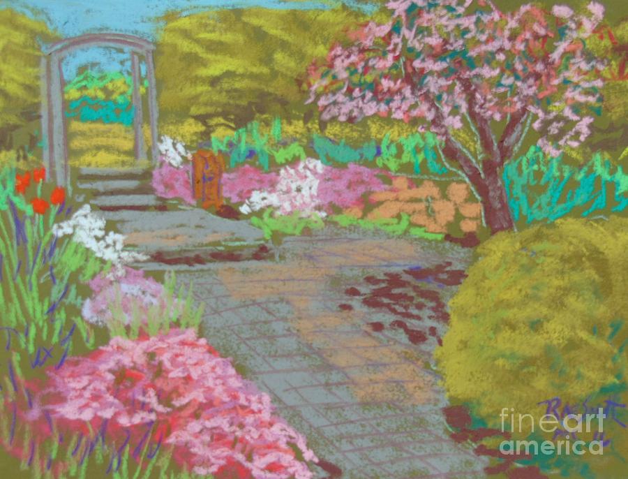 Our Backyard June 01,2016 Pastel by Rae  Smith PAC