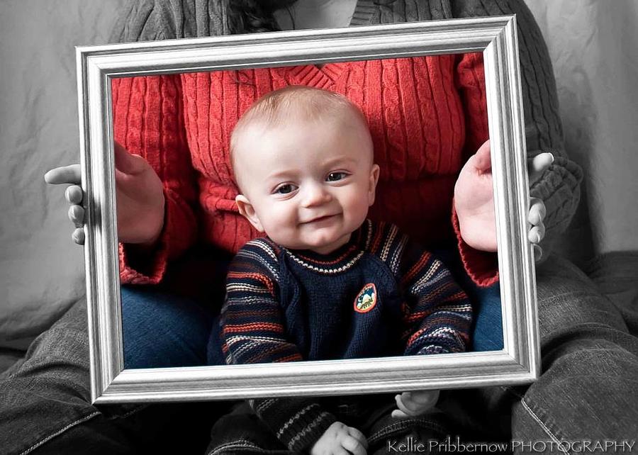 Child Photograph - Our Grandson by Randy Rosenberger