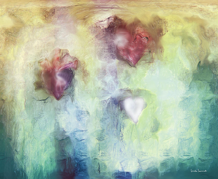 Our Hearts Digital Art by Linda Sannuti