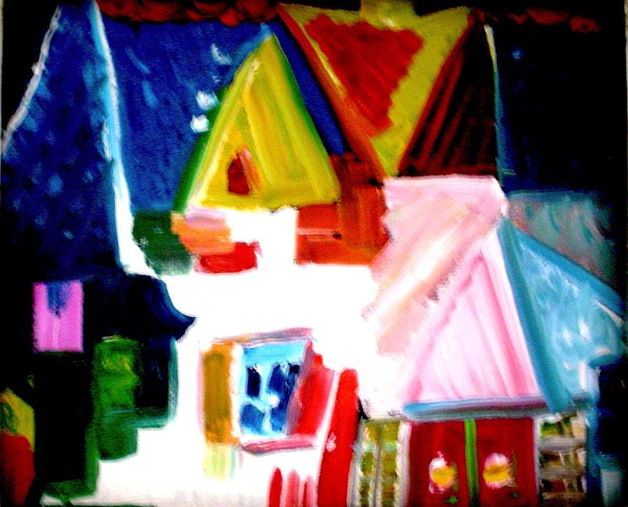 Our House is a Very Very Very Fine House Painting by Laura  Grisham