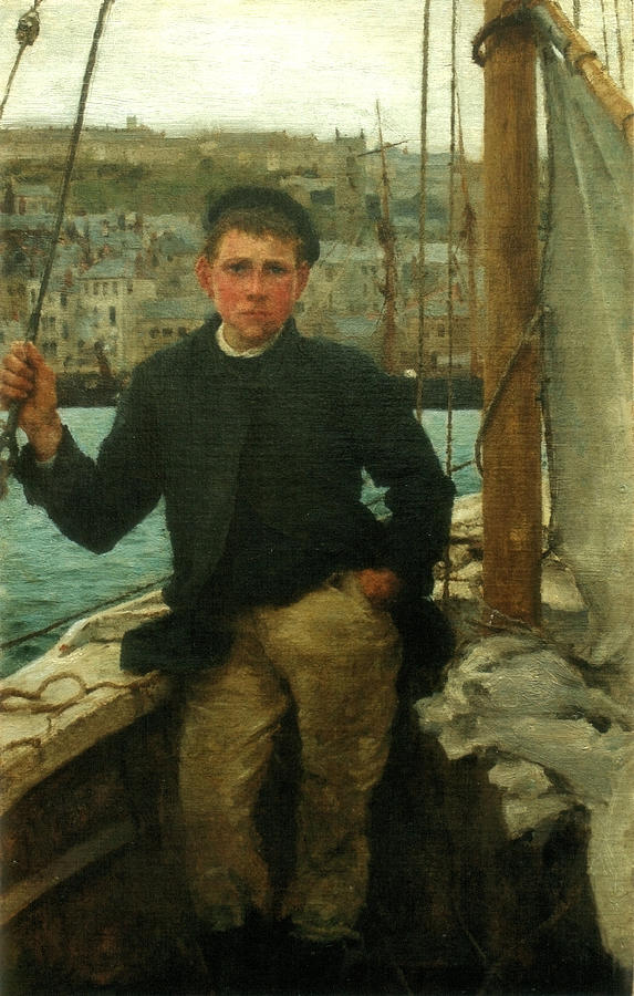 Our Jack Painting by Henry Scott Tuke