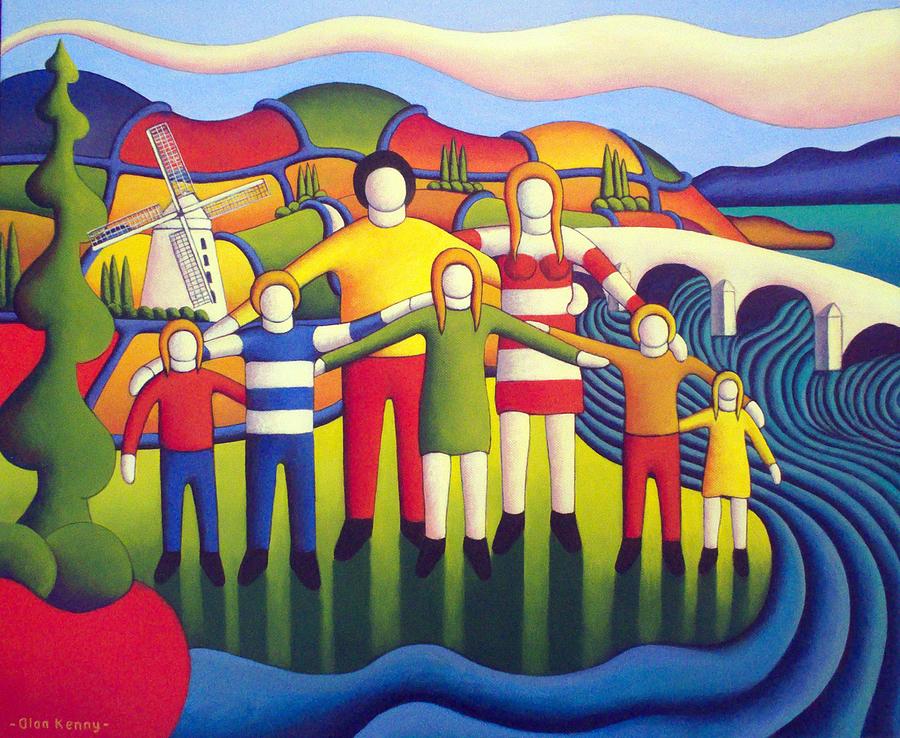 Our Kingdom  Painting by Alan Kenny