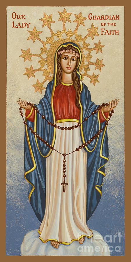 Our Lady Guardian of the Faith - JCLGF Painting by Joan Cole