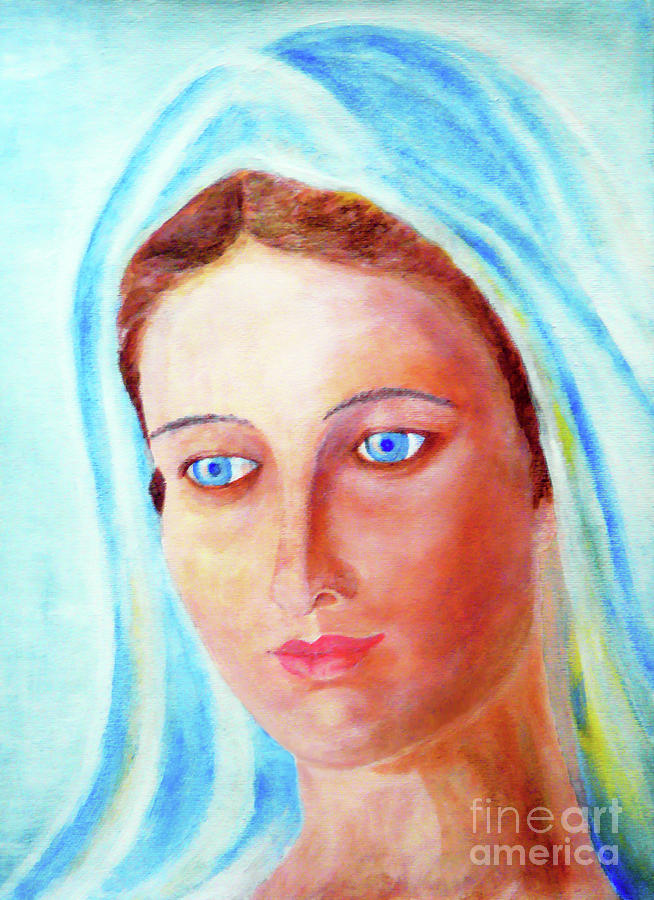 Our Lady Painting by Jasna Dragun