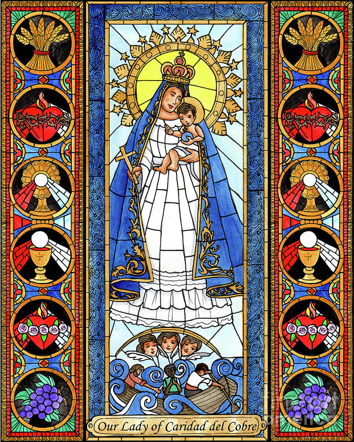 Our Lady of Caridad del Cobra Painting by Brenda Nippert
