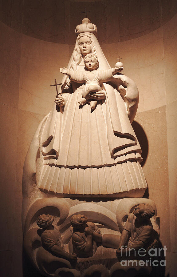 Our Lady of  Charity at the Shrine of the Immaculate Conception in Washington DC Photograph by William Kuta