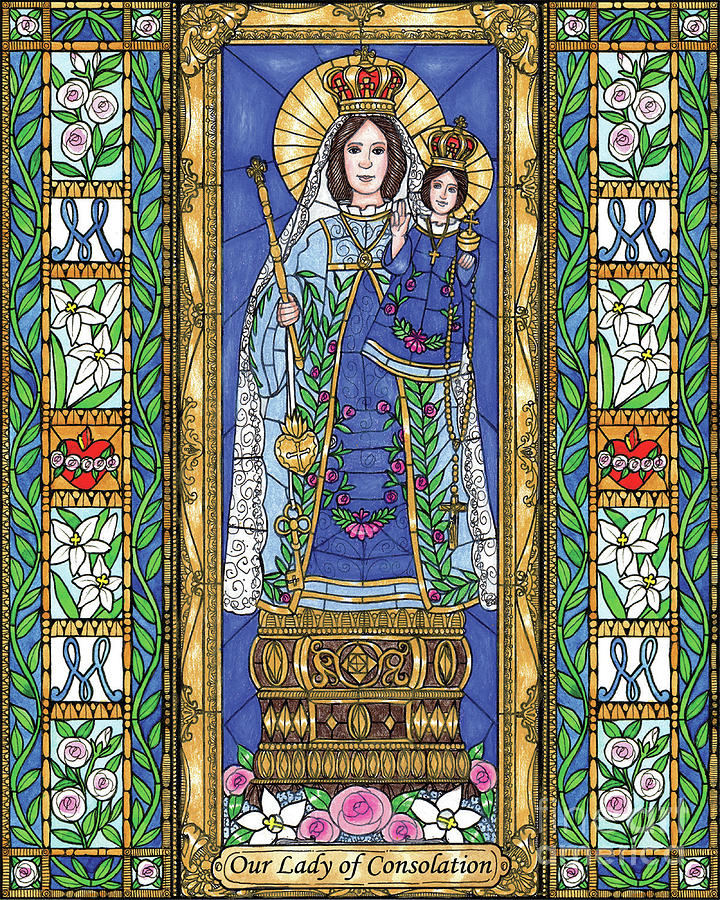 Our Lady of Consolation Painting by Brenda Nippert