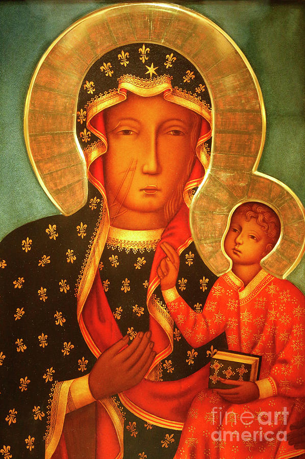 Madonna Painting - Our Lady of Czestochowa  by Polish School