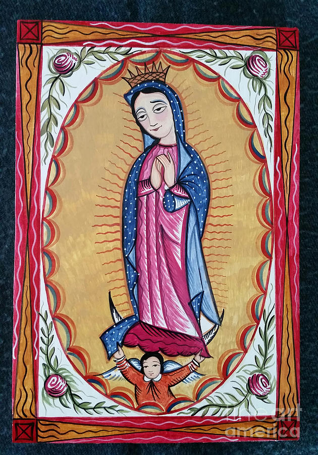 Our Lady of Guadalupe - AOGAD Painting by Br Arturo Olivas OFS