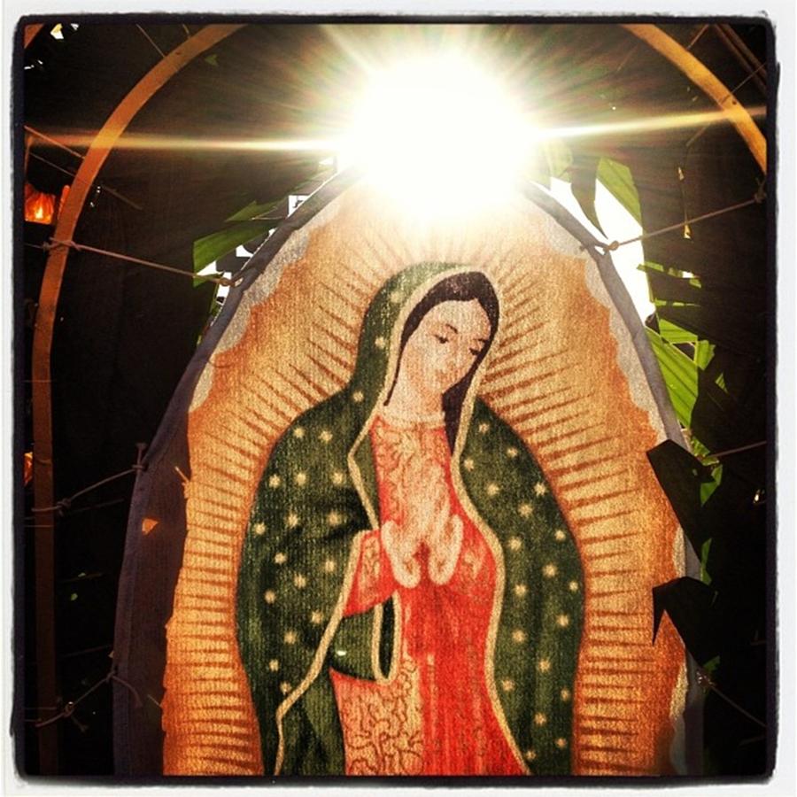 Mexico Photograph - Our Lady Of Guadalupe At Sunrise - by Chico  Sanchez