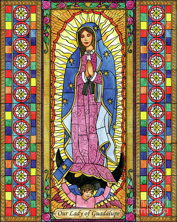 Our Lady of Guadalupe Painting by Brenda Nippert