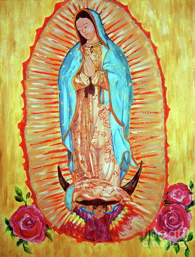 Our Lady of Guadalupe Painting by Deb Arndt