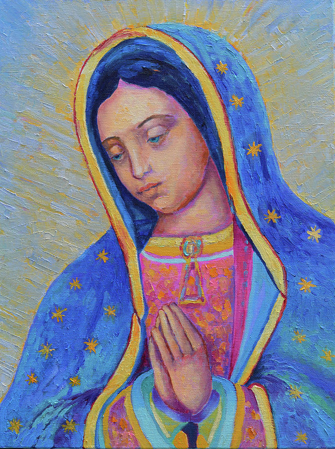 Our Lady of Guadalupe for sale Painting by Magdalena Walulik - Pixels