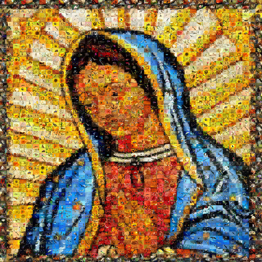 Mosaic Digital Art - Our Lady of Guadalupe by Gilberto Viciedo