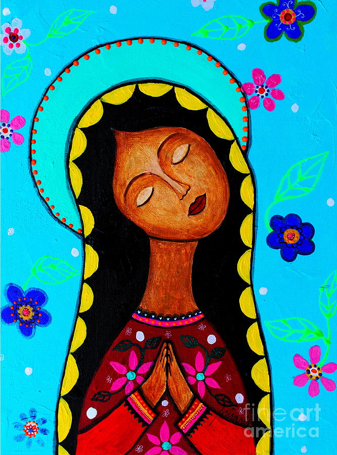 Our Lady Of Guadalupe II Painting by Pristine Cartera Turkus